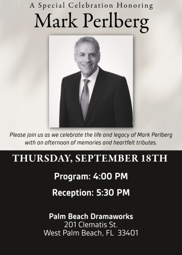 A Special Celebration Honoring Mark Perlberg